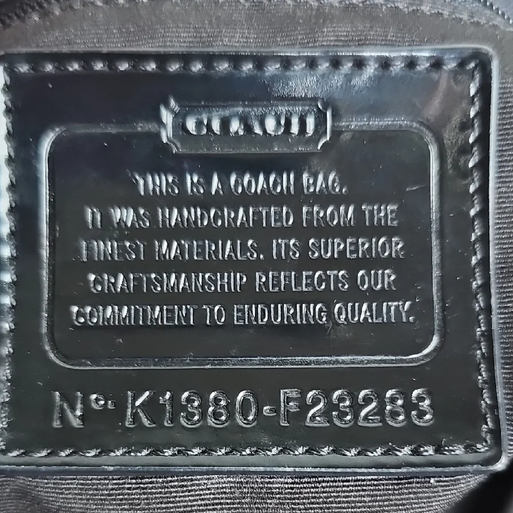 COACH 2013 SIGNATURE STRIPE ZEBRA PRINT TOTE